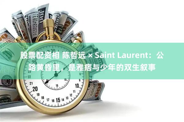 股票配资相 陈哲远 × Saint Laurent：公路黄昏里，是雅痞与少年的双生叙事
